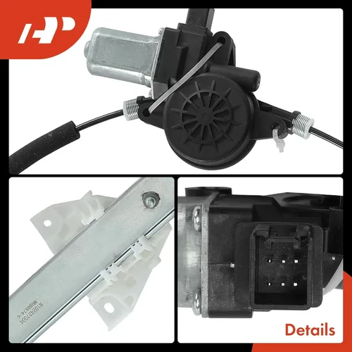 Vista 8 de A-Premium Elevalunas eléctrico delantero izquierdo del lado del conductor con motor compatible con Mazda 6 2009 2010 2011 2012 013