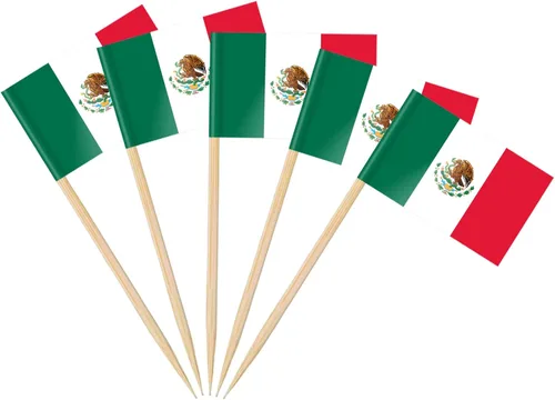 Vista 36 de AhfuLife Palillo de dientes con bandera de Argentina, 100 piezas de palillos de cóctel de Argentina, adornos para cupcakes argentinos