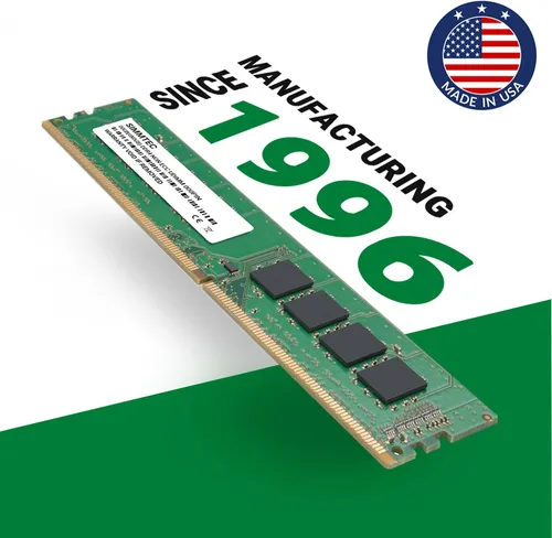 Vista 6 de Simmtec RAM 4GB DDR4 2666MHz DIMM PC4-21300 UDIMM Non-ECC 1.2V CL19 288-Pin Computadora de escritorio RAM módulo de actualización de memoria
