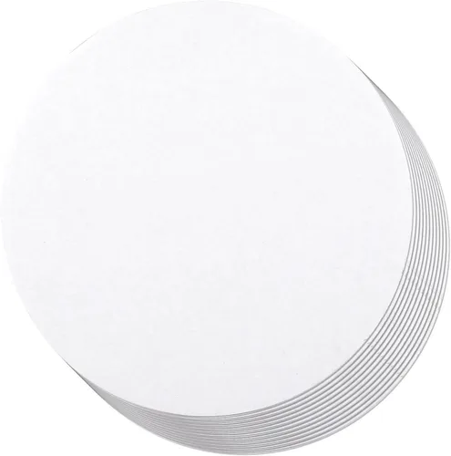 Juvale Paquete de 12 tablas redondas de 12 pulgadas para tartas – Rondas de cartón de pizza resistentes – Base versátil de casa de pan de jengibre –