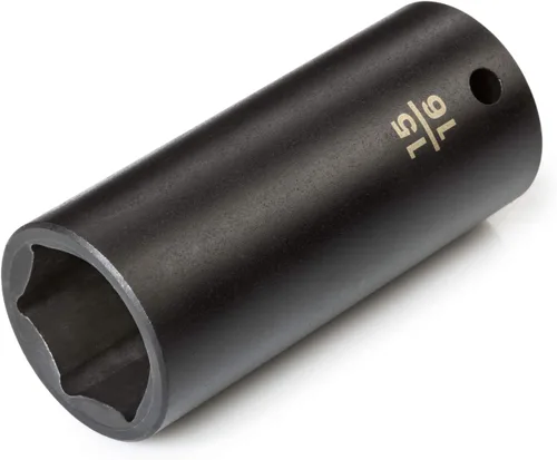 Vista 17 de TEKTON SID23112 Dado de impacto profundo de 6 puntos de 15/32 pulgada (12 mm) impulsor de 1/2 pulgada
