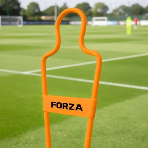 Vista 5 de FORZA Mini maniquí de fútbol de flujo de aire Naranja