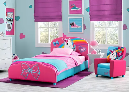 Vista 4 de Delta Children Cama individual tapizada, JoJo Siwa