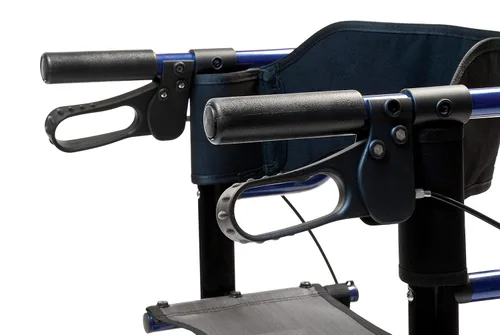 Vista 6 de Graham-Field Lumex HybridLX - Silla con ruedas y transporte, color azul majestuoso, LX1000B