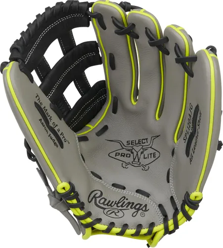 Vista 3 de Rawlings Guante de béisbol juvenil Select PRO LITE Modelos Pro Player Tamaños 10.5 a 12.25 pulgadas Múltiples estilos