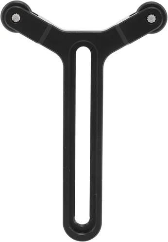 Soporte de lente, marco de soporte de lente ajustable de 2 ruedas en forma de Y con ajuste vertical de 2.815 in, adecuado para DJI S y para sistema