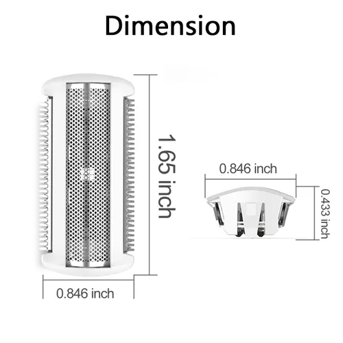 Vista 2 de Paquete de 2 cabezales de repuesto BRL140 para afeitadora eléctrica Philips BRL140 BRL130 para mujer en húmedo y seco