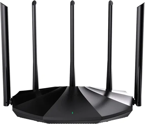 Vista 10 de Tenda Enrutador WiFi 7 BE7200 - Router de Internet inalámbrico de alta velocidad de doble banda con 2 puertos de 2.5G, CPU de cuatro núcleos, MLO