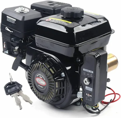 Motor eléctrico de arranque Go Kart, divisor de troncos Go Kart, motor de motor de gas de 212 cc, 7.5 HP, motor de gas Go Kart de 4 tiempos para