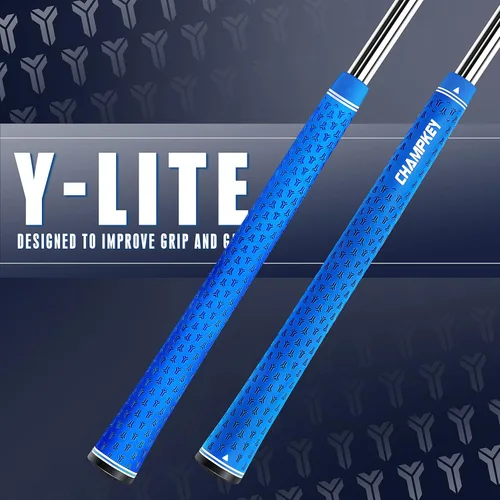 Vista 2 de CHAMPKEY Y-LITE - Paquete de 13 empuñaduras de golf con kits de reparación Puños para palos de golf de rendimiento para todo tipo de clima