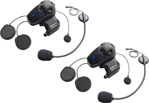 Vista 3 de Sena SMH10D-10 Auriculares/Intercomunicador para Motocicleta Sistema de Comunicación Bluetooth (Dual)