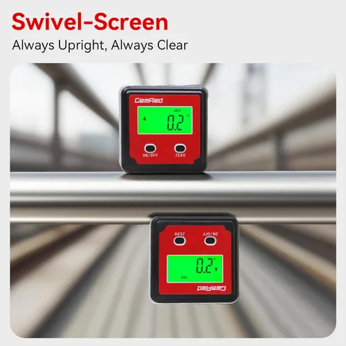 Vista 3 de GemRed 82412 Medidor de Ángulo Digital (Luz Trasera Verde)