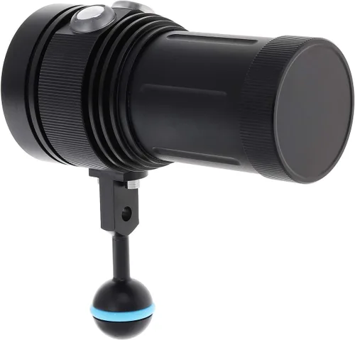 Vista 8 de SecurityIng Linterna de video de buceo con luz roja UV blanca, ángulo de haz amplio de 120 grados, fotografía subacuática, linterna de buceo