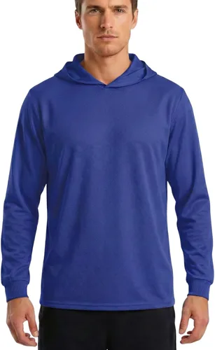 Vista 6 de HYCOPROT Camisas de seguridad de alta visibilidad con capucha de manga larga con capucha para hombres y mujeres