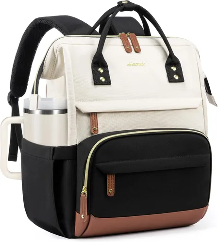 Vista 45 de LOVEVOOK Mochila para laptop para mujer, 15,6 pulg.