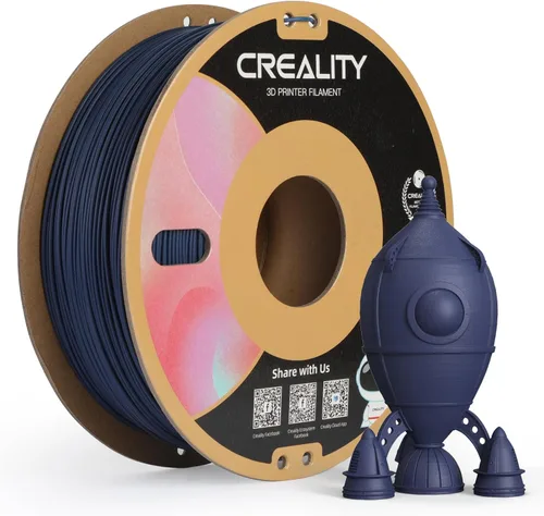 Vista 53 de Creality - Filamento de PLA de 1.75 mm para impresoras 3D, carrete de 1 kg (2.2 libras), alta tenacidad sin deformación, precisión dimensional
