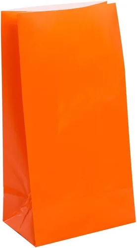 Vista 6 de Bolsas de papel brillante para regalos, 12 unidades, Bolsas de fiesta, 12 unidades, Verde