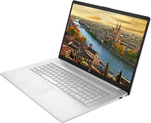 Vista 3 de HP Computadora portátil, pantalla táctil HD+ de 17.3", procesador Intel Core i7-1255U, 16 GB de RAM, SSD PCIe de 512 GB, teclado retroiluminado