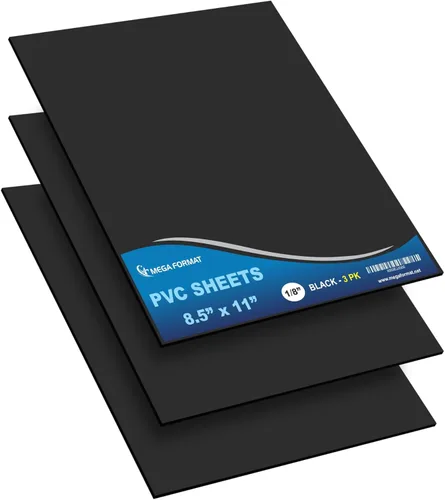 Vista 15 de Mega Format Hojas de plástico de PVC expandido, hoja blanca rígida de 8.5 x 11 pulgadas para manualidades, señalización y exhibiciones, tablero