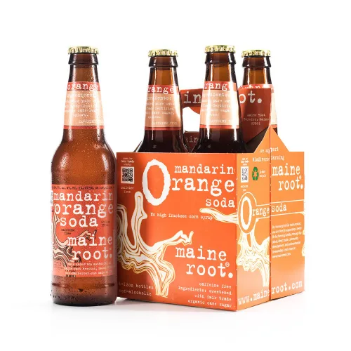 Vista 2 de Maine Root Soda - Soda artesanal de comercio justo en botellas de vidrio (cerveza de raíz, 24 unidades)