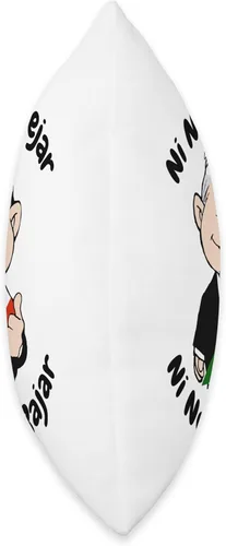 Vista 2 de Amlo Amlito Cartoon Mexican President Peluche AMLO Amlito Dejar Ni Nos Vamos A Rajar Mexico - Almohada de 16 x 16 pulgadas, multicolor