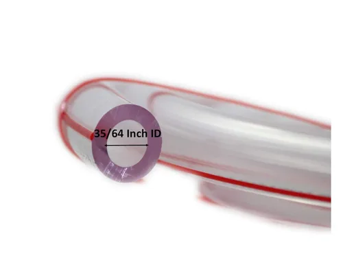 Vista 2 de Melasty - Manguera de leche transparente de grado alimenticio para máquinas de ordeño de vaca o cabra de 8 pies de largo