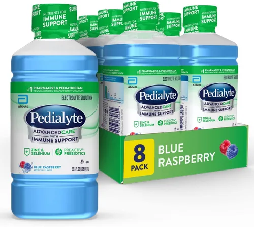 Pedialyte Advanced care, solución oral de electrolitos, 0.26 gal, 8 unidades, 1, 1
