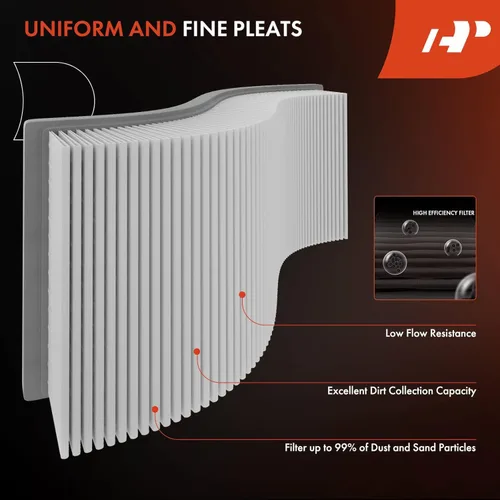 Vista 4 de A-Premium Filtro de aire de motor compatible con Cadillac CT6 2016 2017 2018 2019 2020, V6 3.6L, repuesto # 23458700