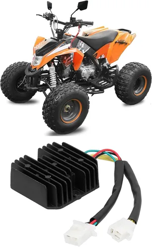 Vista 3 de Regulador de voltaje de 6 cables, regulador de voltaje universal rectificador, buen regulador de voltaje de estabilización, diseño de hebilla