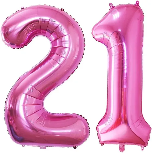 Vista 385 de GOER Globos con el número 80 para decoraciones de fiesta de cumpleaños número 80, globos de helio de aluminio jumbo de 42 pulgadas para 80 Oro rosa