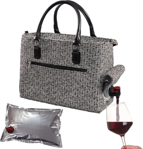 Primeware – Bolsa aislante para bebidas con bolsa de 3 litros | Almacenamiento térmico caliente y frío | Dispensador portátil para vino, cócteles,