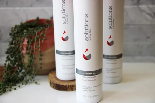 Vista 3 de GREAT CLIPS Solutions - Champú violeta, 10 onzas, champú tonificante que mejora el color del cabello, funciona en cabello natural y tratado