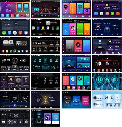 Vista 6 de Estéreo de coche Android 2+64G para Hyundai Elantra 2011 2012 2013 Carplay inalámbrico Android Auto 9 pulgadas pantalla táctil Bluetooth GPS WiFi