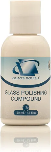 Glass Polish 14003 Compuesto de pulido de vidrio para pulido profesional de todas las superficies de vidrio - 1.2 micras - 1.7 oz