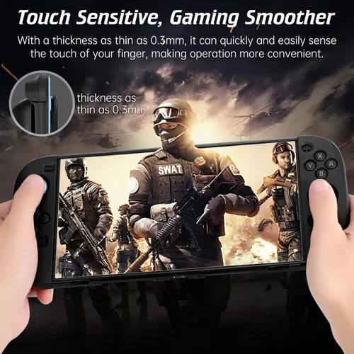 Vista 6 de BJKing 3-Pack Screen Protector Tempered Glass for Nintendo Switch 2 [7.9 inch], Transparent HD Clear-9H Hardness Tempered Glass, Bubble Free, Touch
