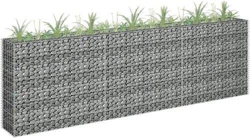 Vista 16 de Cama elevada, camas de jardín elevadas al aire libre, cama de jardín sobre el suelo, maceta de jardín de hierbas al aire libre, alta capacidad