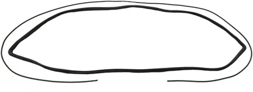 Steele Rubber Products 40-0497-50 Sello de burlete delantero compatible con Dodge 1955