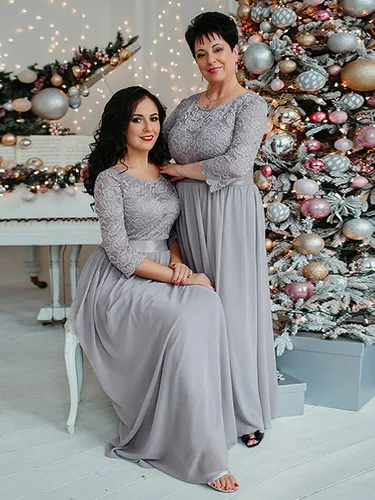 Vista 6 de Ever-Pretty - Vestido largo elegante para dama de honor con cintura imperio manga de 34 07412