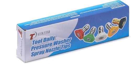 Vista 7 de Tool Daily Puntas de boquilla de pulverización para lavadora a presión, varios grados, 1/4 de pulgada, paquete de 5 (2.5 GPM)