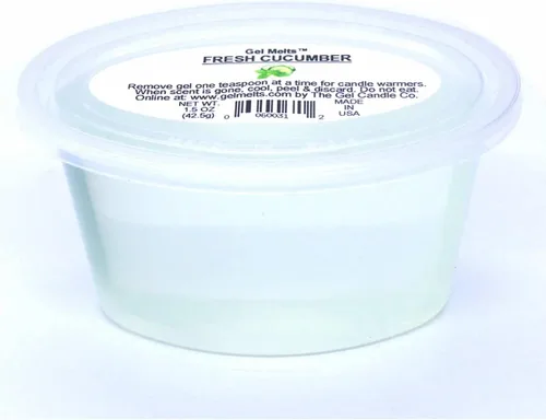 Vista 5 de 3 Pack of Fresh Cucumber Aroma Long Lasting Gel Melts™ for Warmers and Burners Peel, MELT, Enjoy