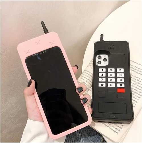 Vista 4 de UnnFiko Fundas para teléfono de iPhone 7/8 para mujeres y niñas, funda de goma suave con diseño retro clásico 3D, carcasa protectora de silicona