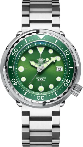 Vista 14 de ADDIESDIVE Relojes de buceo para hombre, reloj de pulsera automático, resistente al agua 300 M, fecha, pantalla analógica, esfera luminiscente 2098