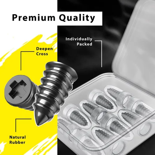 Vista 4 de GradCap Juego de 20 piezas de reparación de neumáticos, herramienta de clavos de goma para neumáticos, tornillos de perforación de auto servicio