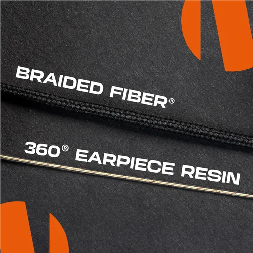 Vista 3 de N-ear 360 Flexo - Auricular de una sola oreja de tela de fibra trenzada dinámica (conector de 0.138 in, 22 pulgadas)