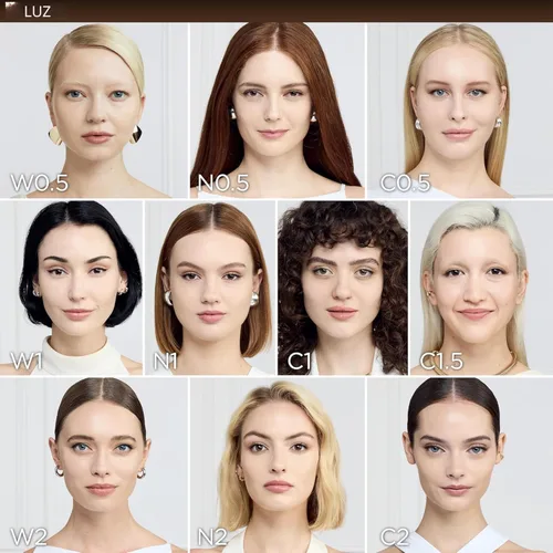 Vista 5 de L'Oreal Paris True Match - Base líquida supermezclable, maquillaje de base líquida de cobertura media, C0.5, ligero, 1 onza líquida