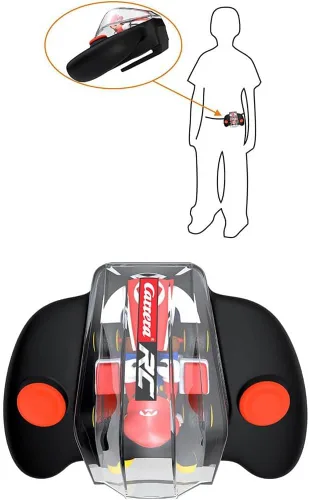 Vista 3 de Carrera RC Nintendo Mario Kart Mini coche de juguete de control remoto coleccionable de 2.4 GHz - Luigi