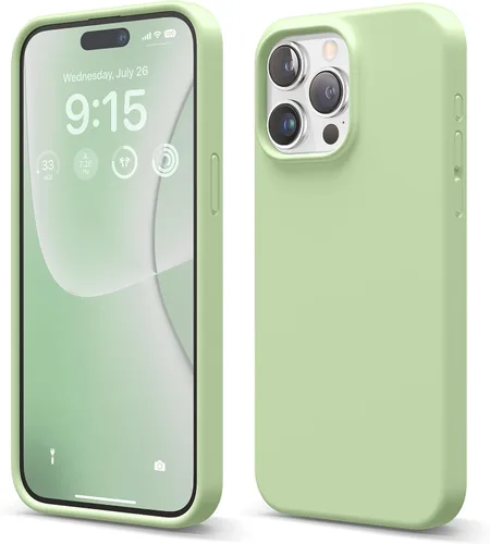 Vista 27 de elago Funda compatible con iPhone 15 Pro Max, de silicona líquida, funda protectora de cuerpo completo, a prueba de golpes, funda delgada