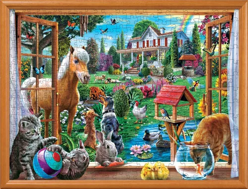 Vista 6 de MasterPieces Jerry's Jigsaws, rompecabezas EZ Grip de 500 piezas para adultos, a partir de 14 años