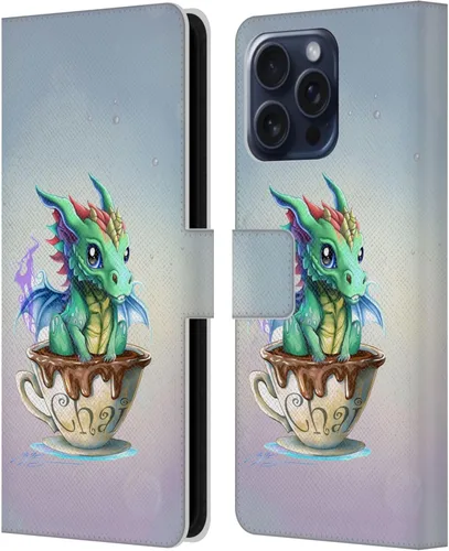 Vista 301 de Head Case Designs Officially Licensed Ruth Thompson Boba Tea Cup O Dragons Leather Wallet Case Compatible with Apple iPhone 7 Plus / 8 Plus