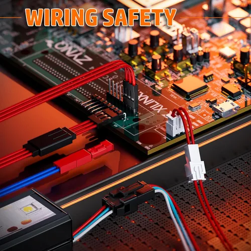 Vista 2 de Kit de herramienta de crimpado PEBA y conector Dupont - 24 tipos de conectores Dupont de 2.54 mm y clavijas de engaste, contactos y carcasas JST-XH